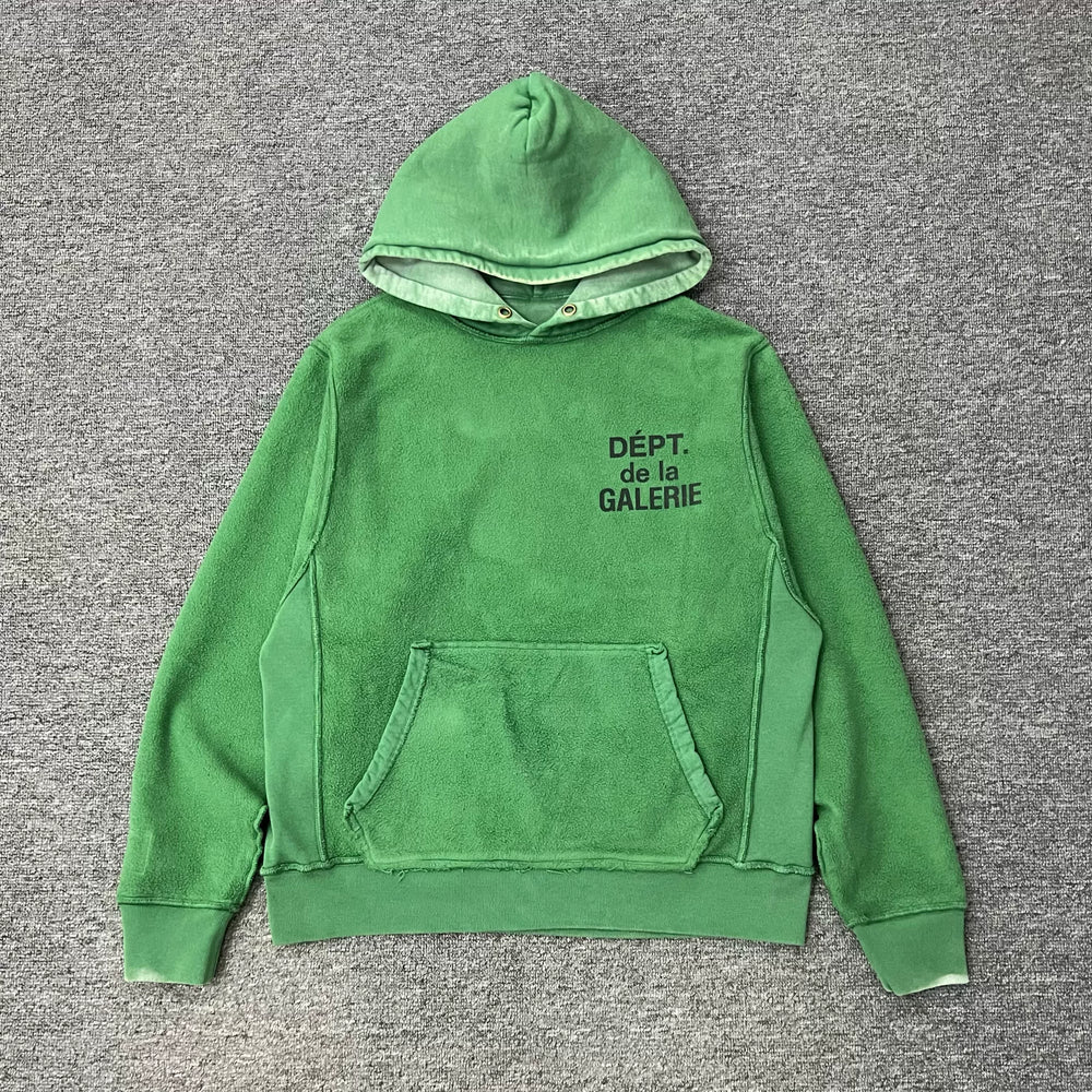 GALLERY DEPT.REVERSIBLE HOODIE double-sided washable vintage high street hoodie sweatshirt