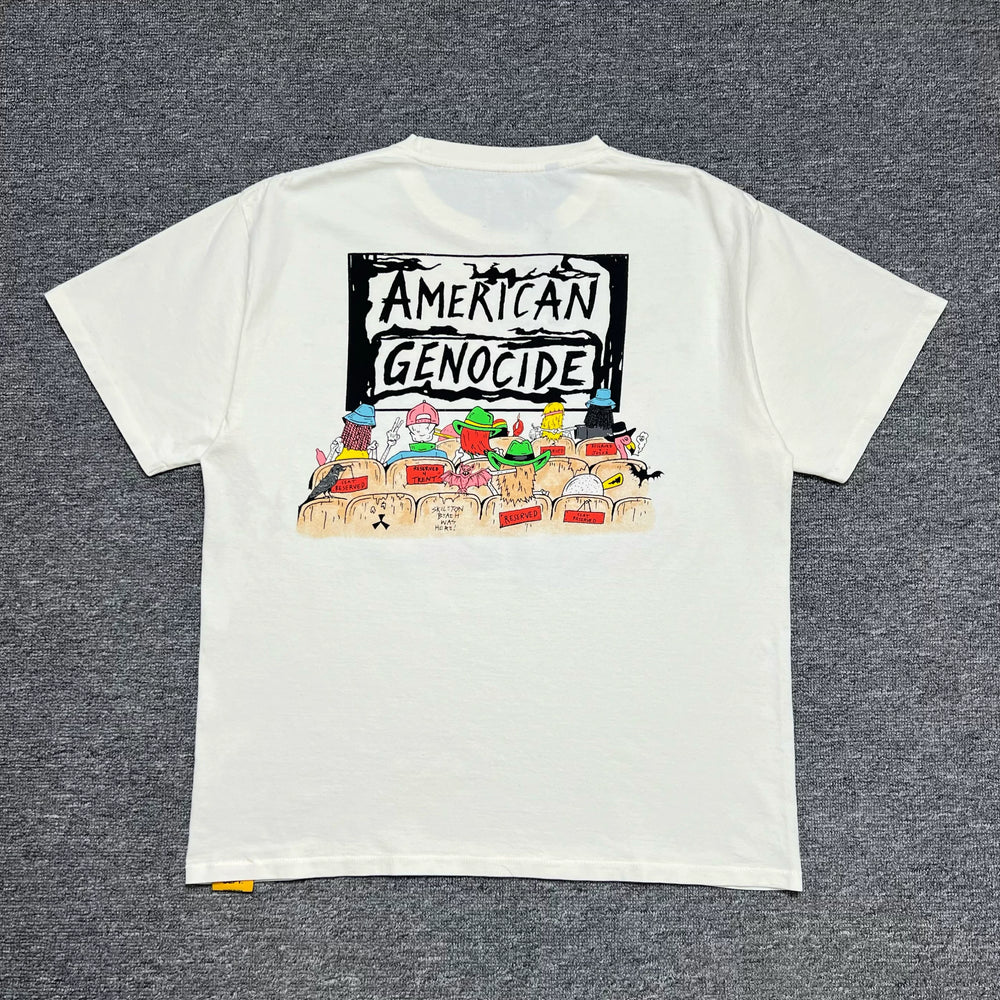 GALLERY DEPT.SKELETON BEACH THEATE TEE Skull Beach Theater Short sleeved T-shirt