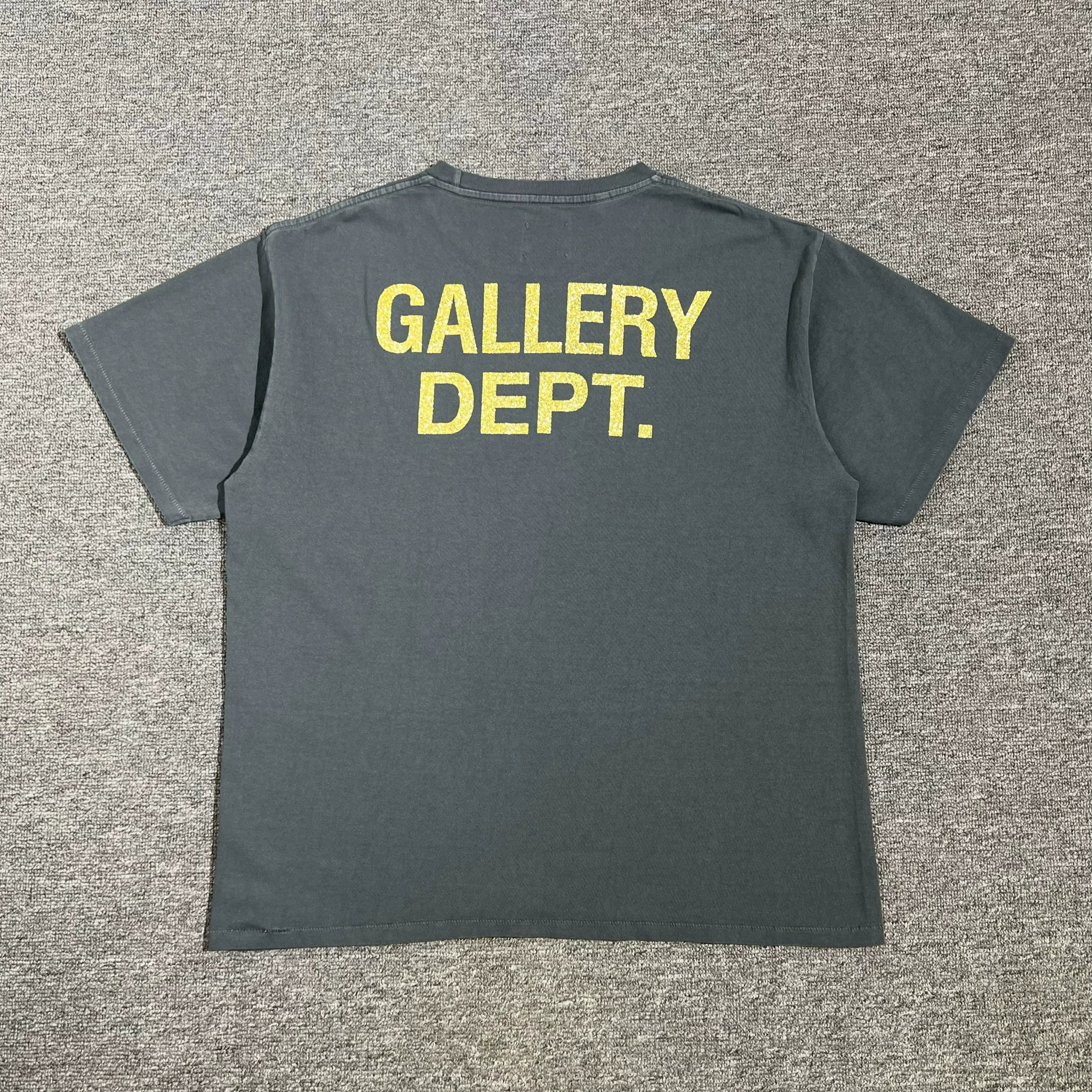 GALLERY DEPT.HOUSE OF HORRORS TEE haunted house letters high street vintage short sleeved T-shirt