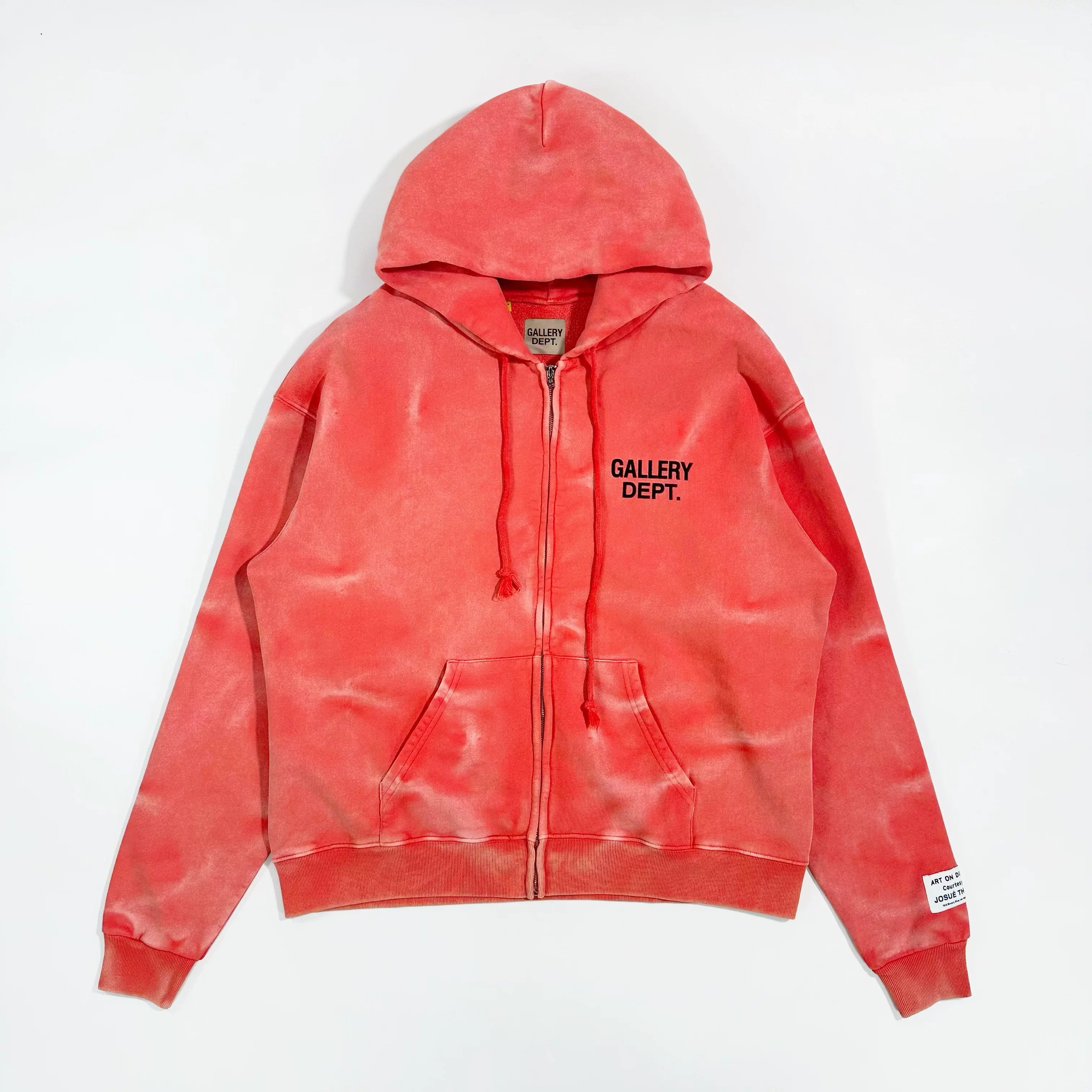 GALLERY DEPT Water Wave Hoodie Jennie Lisa's Same Style Youth Pop Cardigan Hoodie Coat