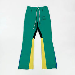GALLERY DEPT. SWEATPANT FLARE Classic Splicing Micro Horn High Street Guard Pants VIBE Pants
