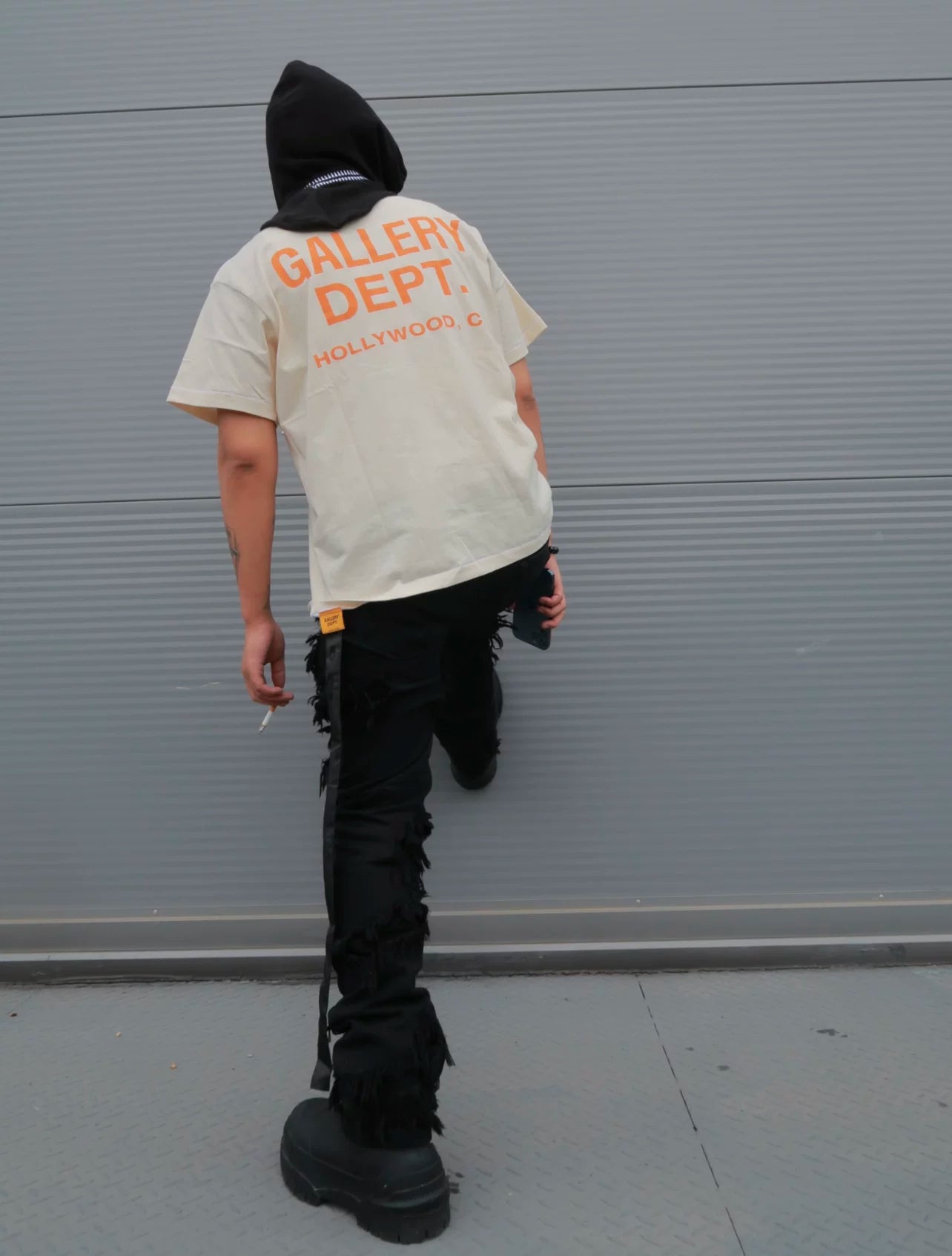 GALLERY DEPT Souvenir Tee new beige basic print slogan short sleeved T-shirt trendy men and women