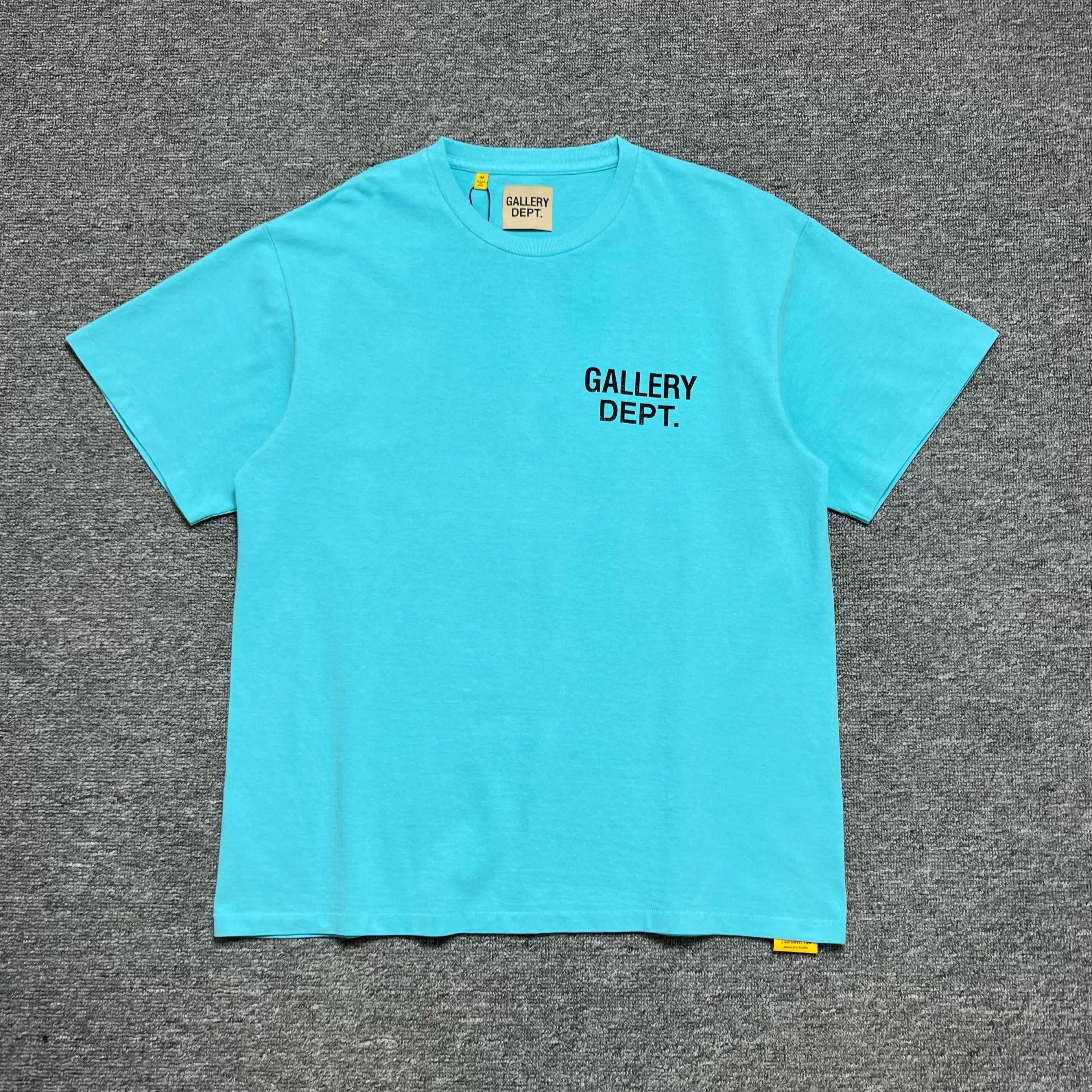 Gallery Dept.Souvenir Vintage Tee基础字母Logo水洗短袖T恤