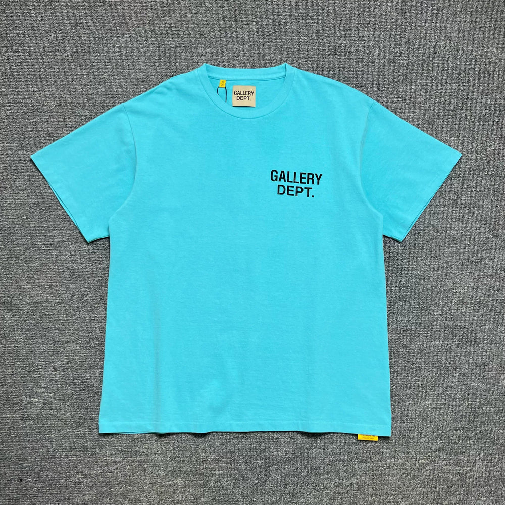 Gallery Dept.Souvenir Vintage Tee基础字母Logo水洗短袖T恤