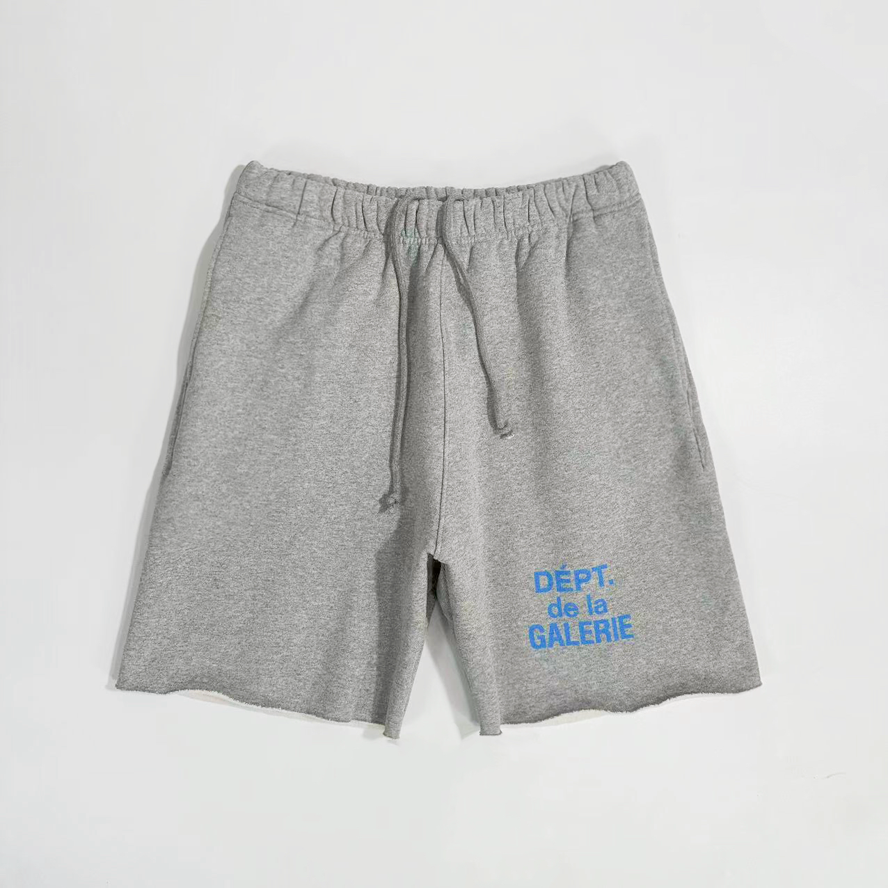 GALLERY DEPT FRENCH American High Street Hemp Grey French Letter Washed Outdated Hairy Shorts