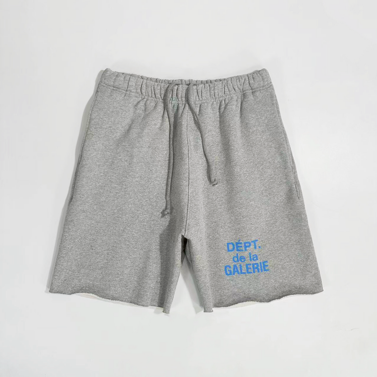 GALLERY DEPT FRENCH American High Street Hemp Grey French Letter Washed Outdated Hairy Shorts