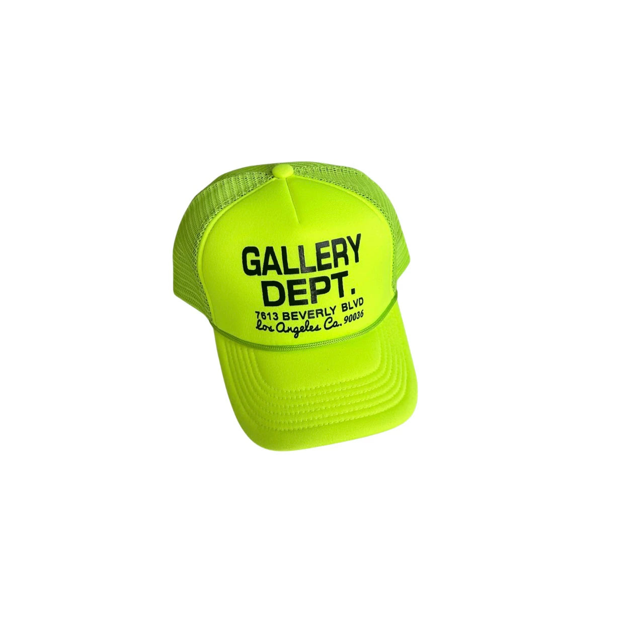 Gallery Dept Independent American Retro Vintage Washed Alphabet Printed Mesh Hat Truck Driver Hat Male