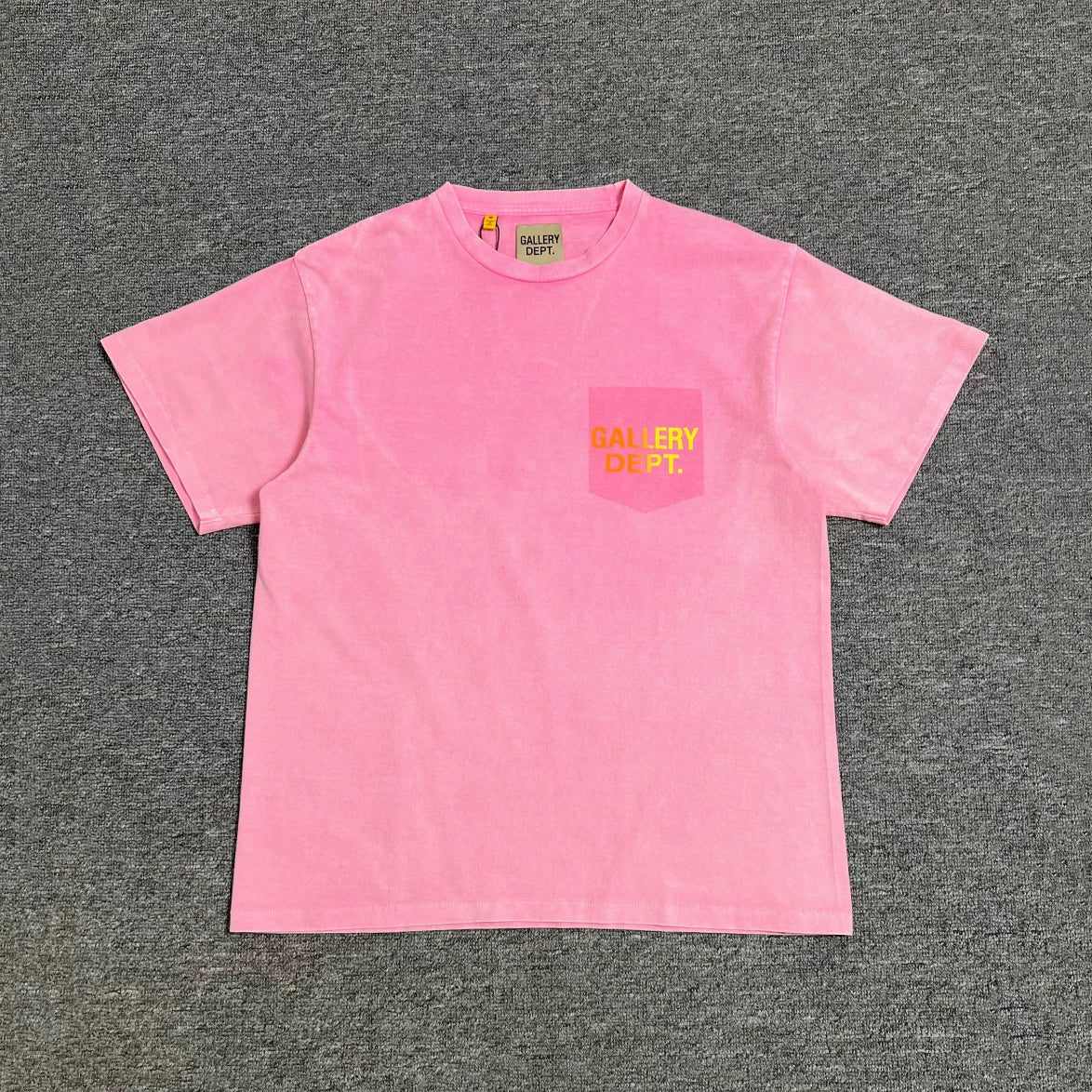 GALLERY DEPT. BOARDWALK TEE vintage high street short sleeved letter printed loose round neck T-shirt