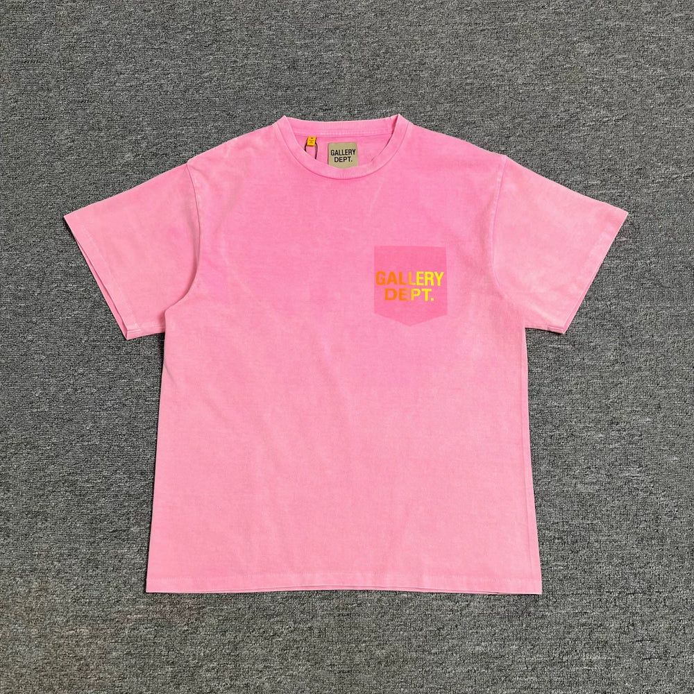 GALLERY DEPT. BOARDWALK TEE vintage high street short sleeved letter printed loose round neck T-shirt