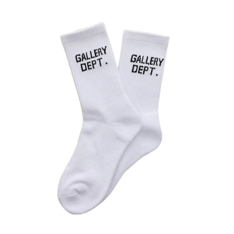 GALLERY DEPT 23AW Socks American Retro Coarse Thread Socks Mid Tube Men's and Women's Couple Style Trendy