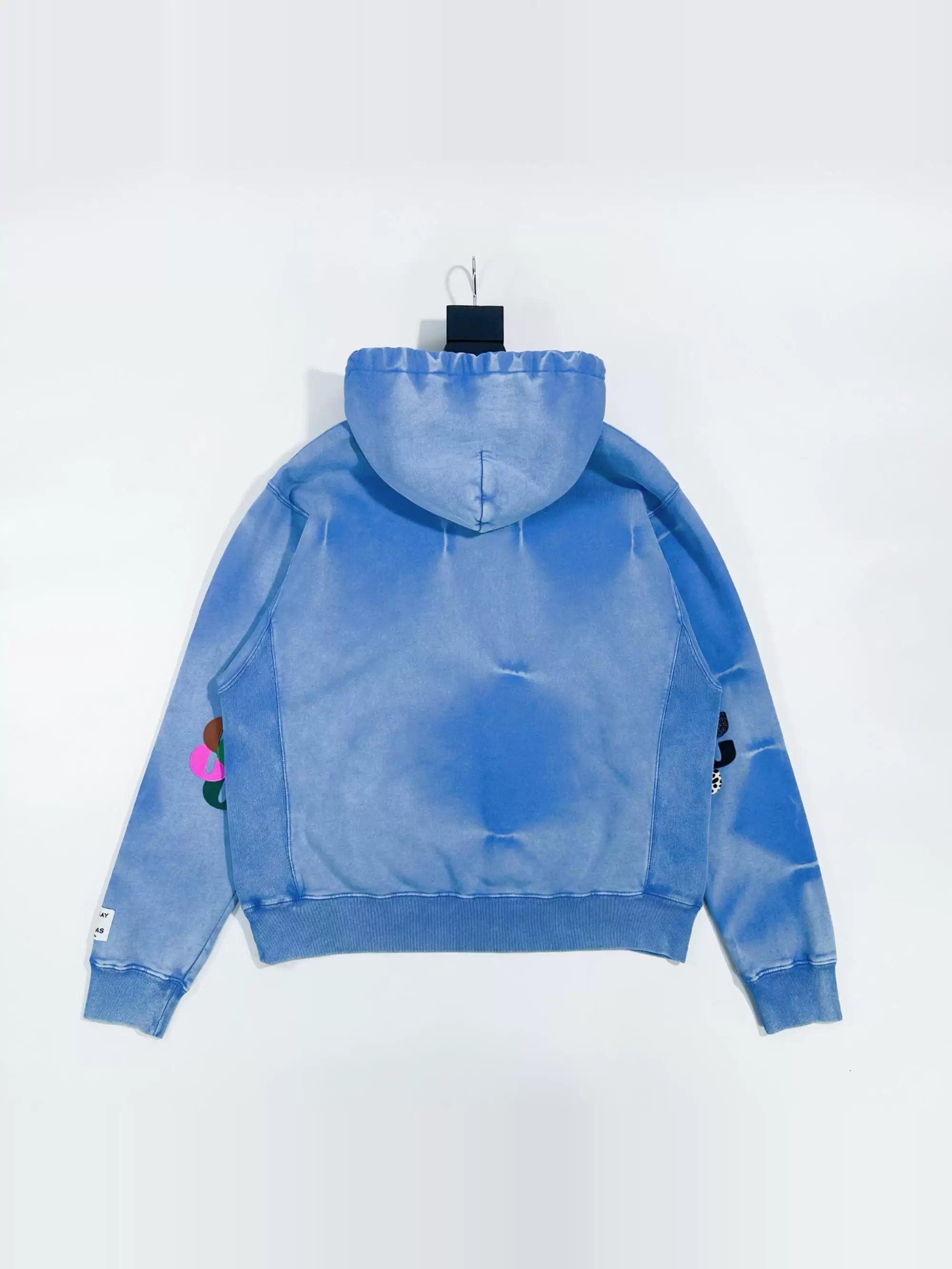 GALLERY DEPT. G-PATCH Blue Water Ripple G Adhesive Leather Washed Water Used Soil American Hoodie