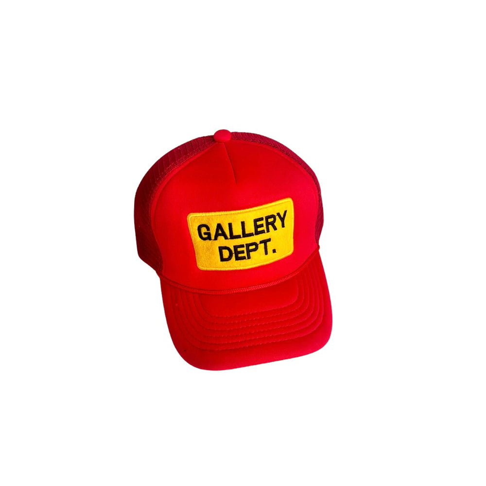 Gallery Dept Independent American Retro Vintage Washed Alphabet Printed Mesh Hat Truck Driver Hat Male