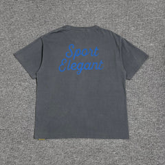 GALLERY DEPT.Logo-Print T-Shirt Letter Printed Laundry High Street Short Sleeve T-shirt