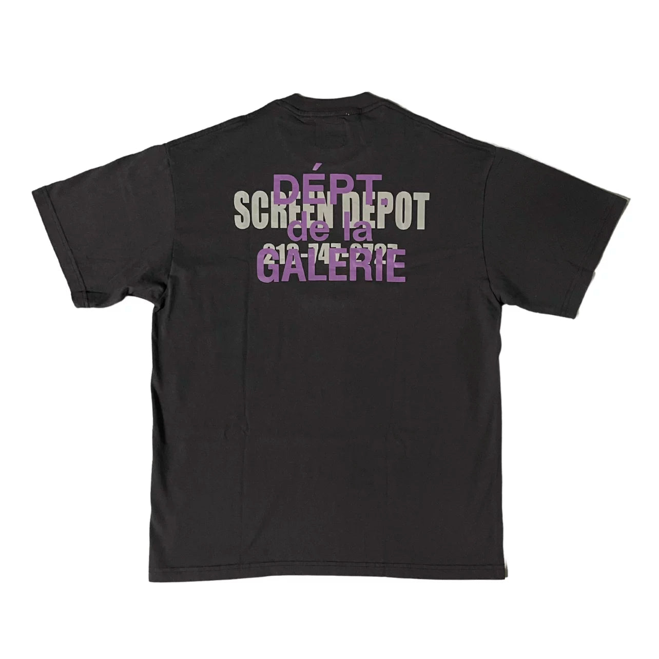 GALLERY DEPT SCREEN DEPOT Vintage Vintage Printed G-letter Short sleeved T-shirt Trendy Men and Women