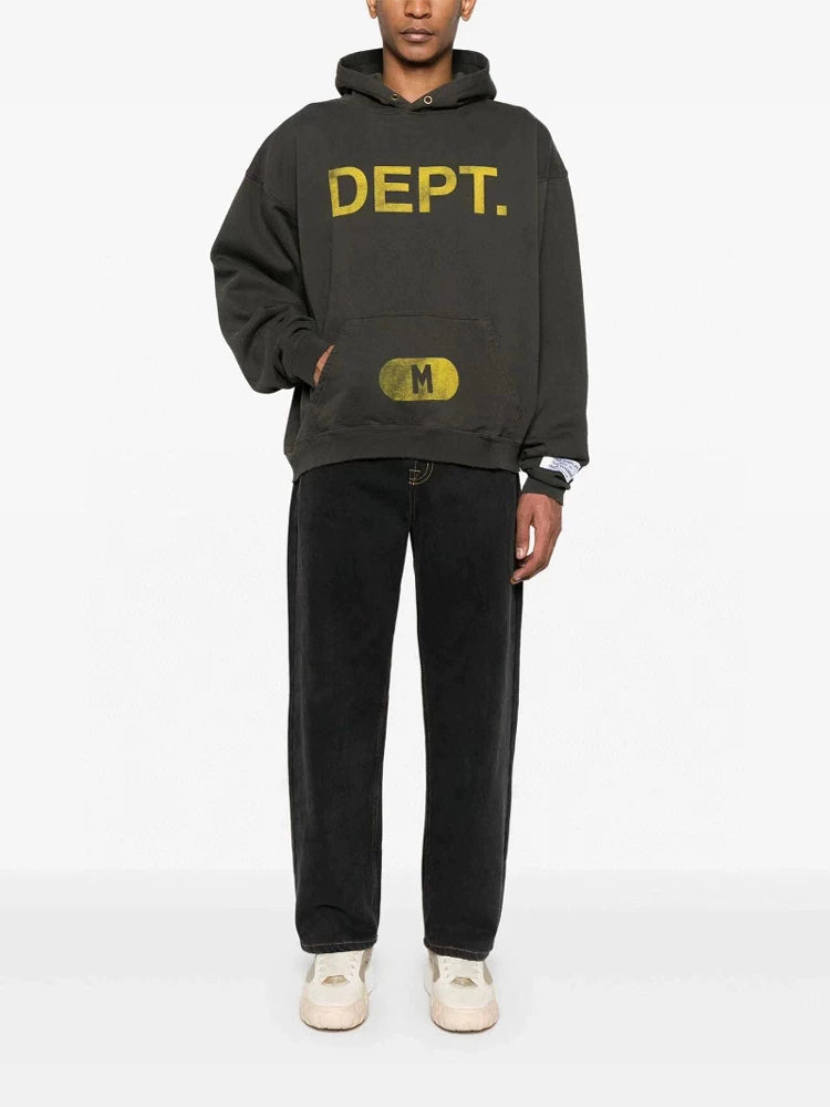 GALLERY DEPT. SIZE LOGO HOODIE Size American Washed Outdated High Street OS Hoodie
