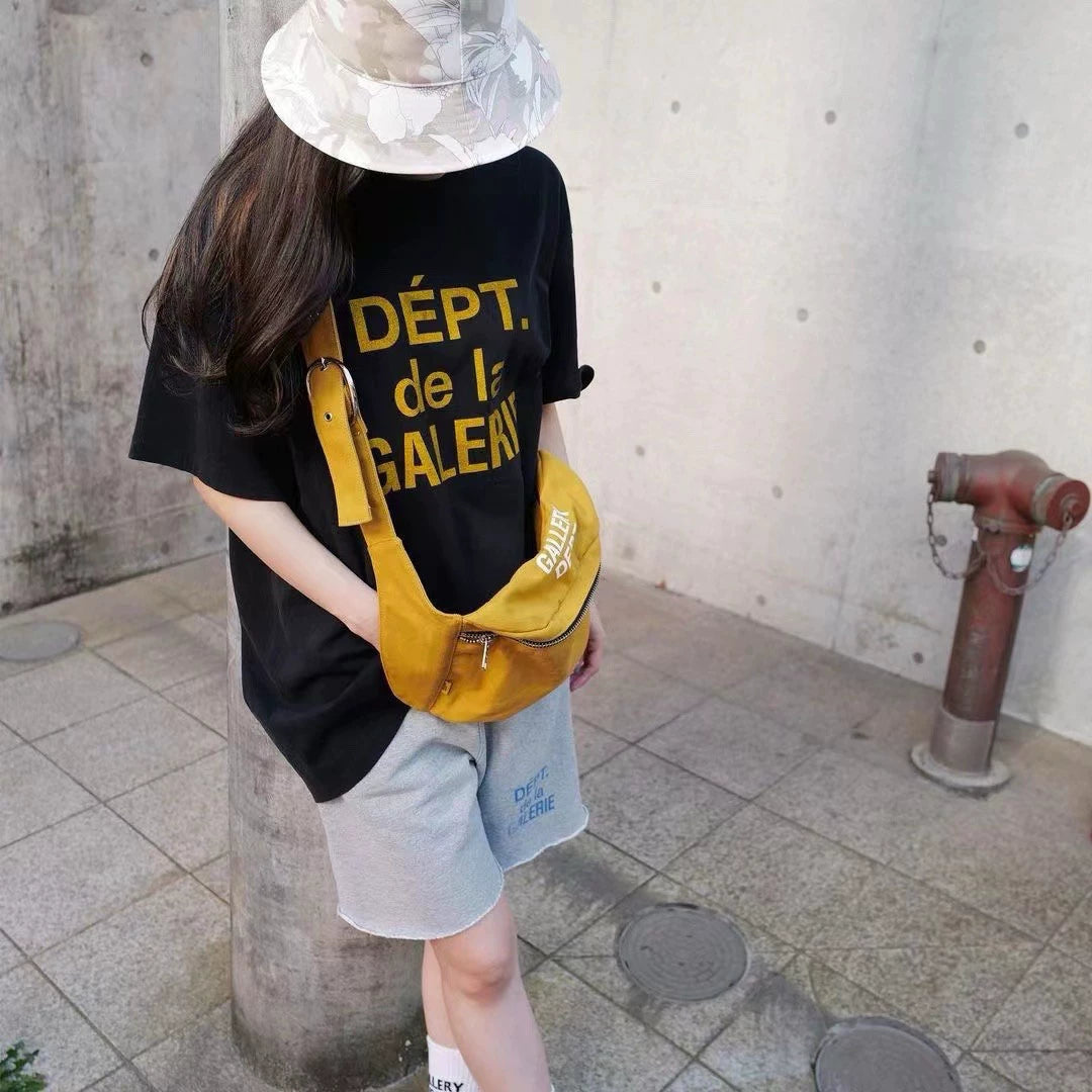 Gallery Dept. French Logo Sweat Shorts French Alphabet Sports Shorts