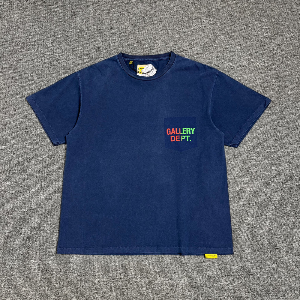 GALLERY DEPT. BOARDWALK TEE vintage high street short sleeved letter printed loose round neck T-shirt
