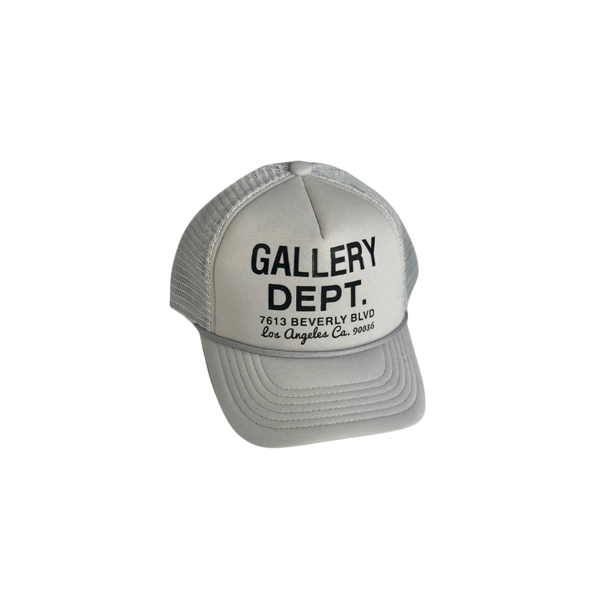 Gallery Dept Independent American Retro Vintage Washed Alphabet Printed Mesh Hat Truck Driver Hat Male