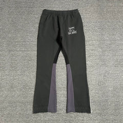 Gallery Dept. Flare Sweatpants Vintage color blocking patchwork sports sweatpants micro flared pants