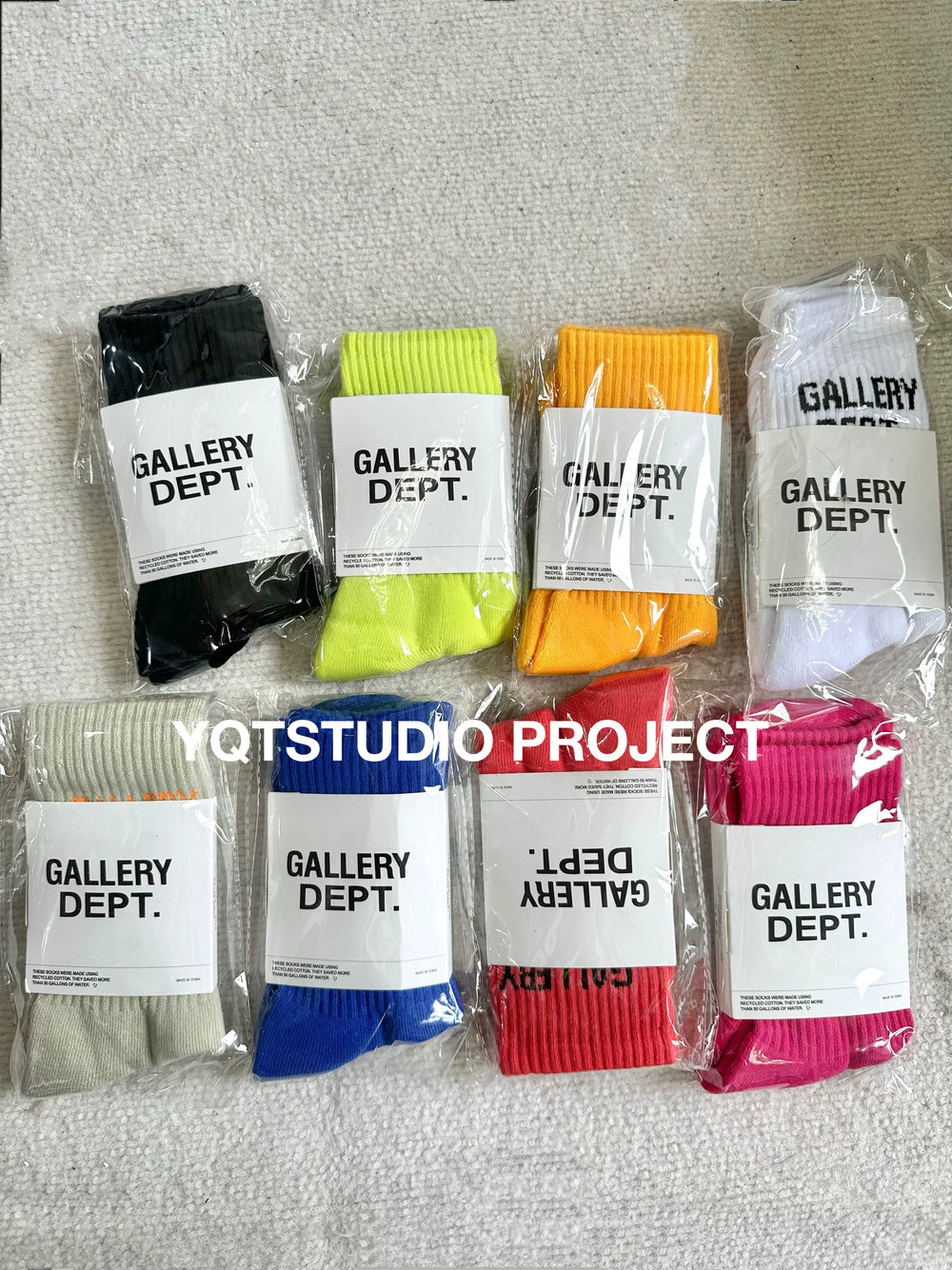 GALLERY DEPT 23AW Socks American Retro Coarse Thread Socks Mid Tube Men's and Women's Couple Style Trendy