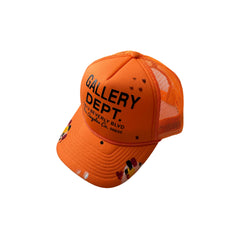 GALLERY DEPT Bevely BLVD Retro Inkjet Truck Hat Hip Hop Hat Mesh Hat Trendy Men and Women