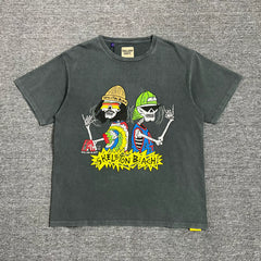 GALLERY DEPT.ATK SKELETON BEACH TEE 骷髅海滩美式高街短袖T恤