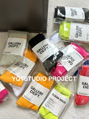 GALLERY DEPT 23AW Socks American Retro Coarse Thread Socks Mid Tube Men's and Women's Couple Style Trendy