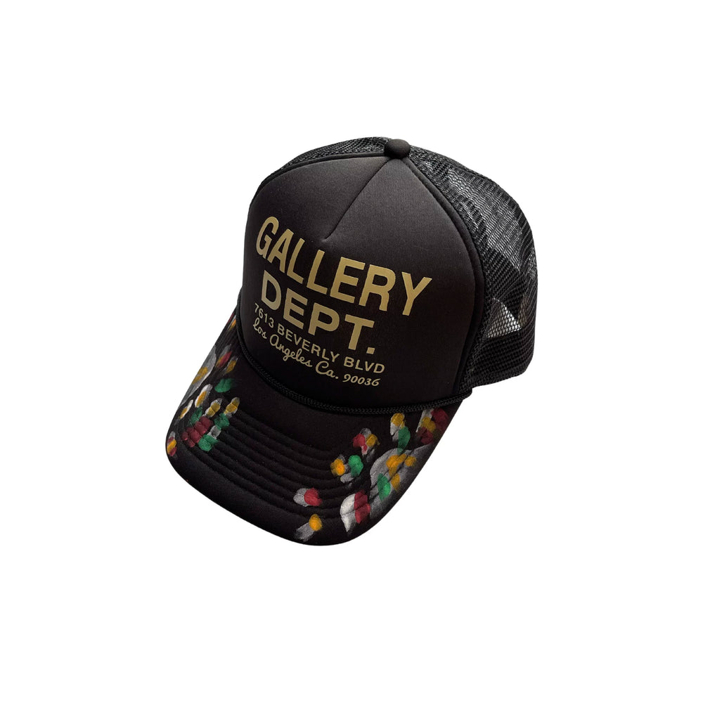 GALLERY DEPT Bevely BLVD Retro Inkjet Truck Hat Hip Hop Hat Mesh Hat Trendy Men and Women