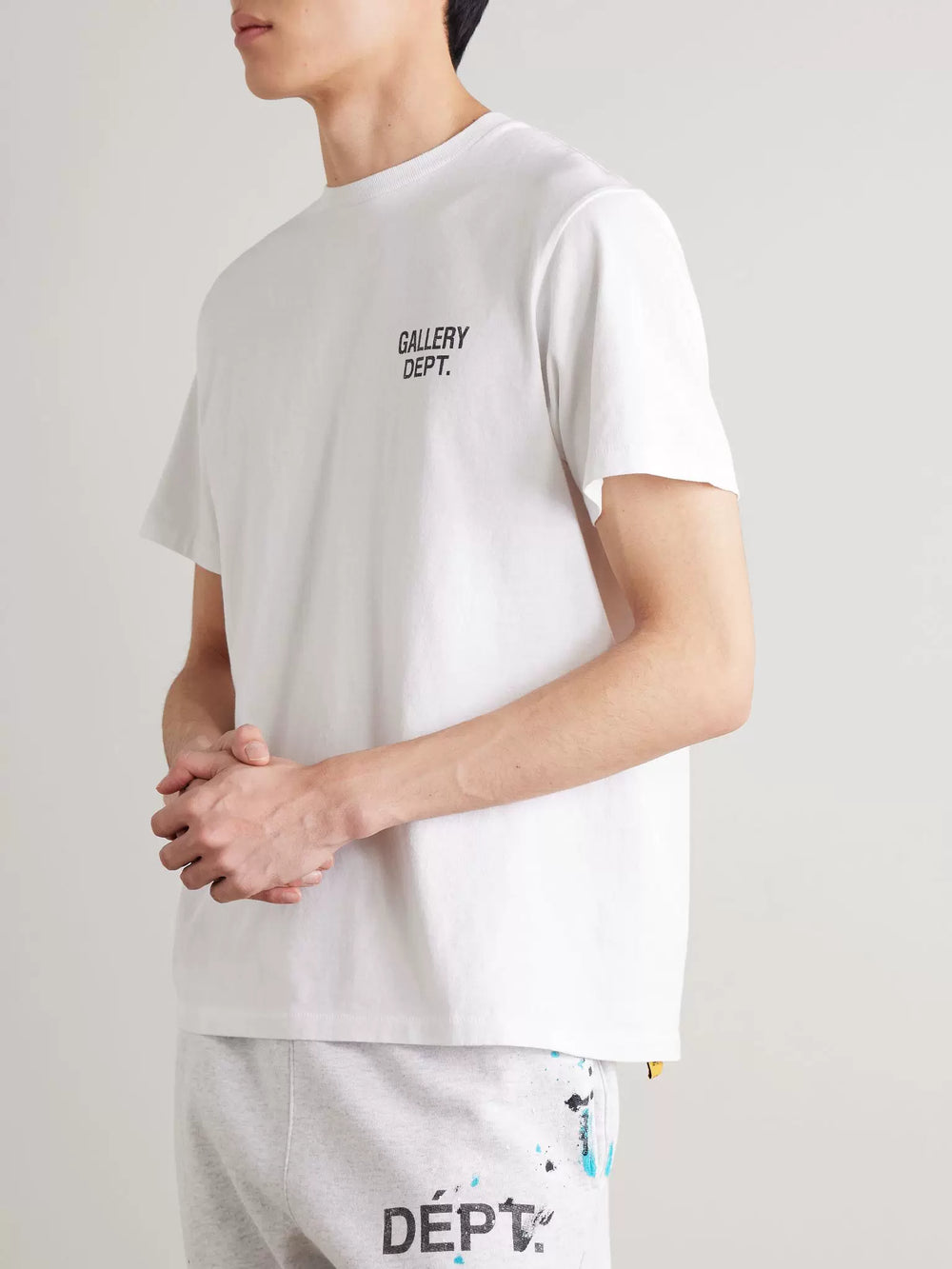 Gallery Dept. GD Logo DUSTY TEE Basic Letter Short Sleeve Loose Casual Simple T-shirt
