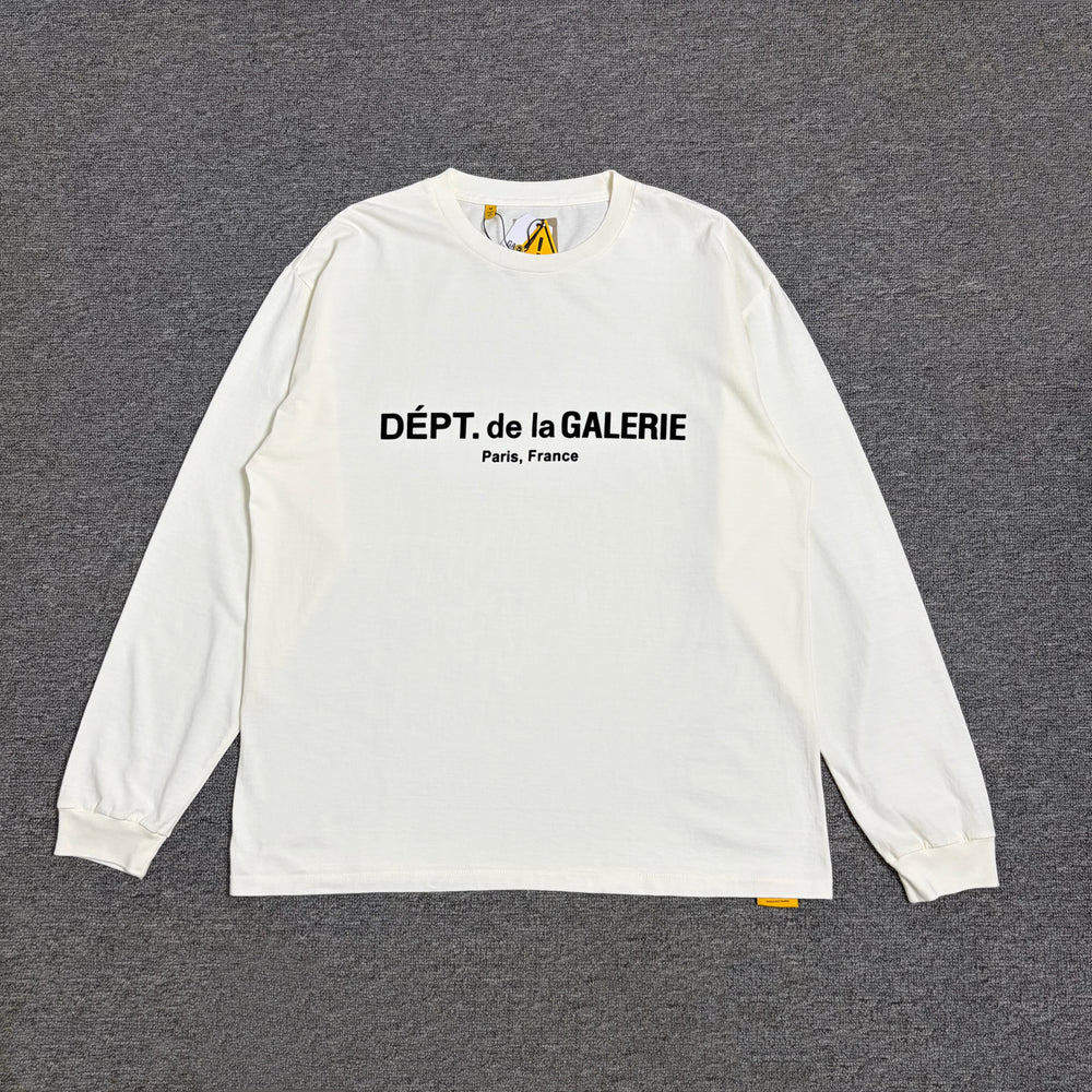 Gallery Dept. French Logo Lux Long Sleeve Tee French Fleece Printed Long Sleeve