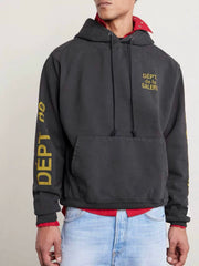 Gallery Dept. De la Galerie Hoodie French letter printed hoodie high street sweatshirt