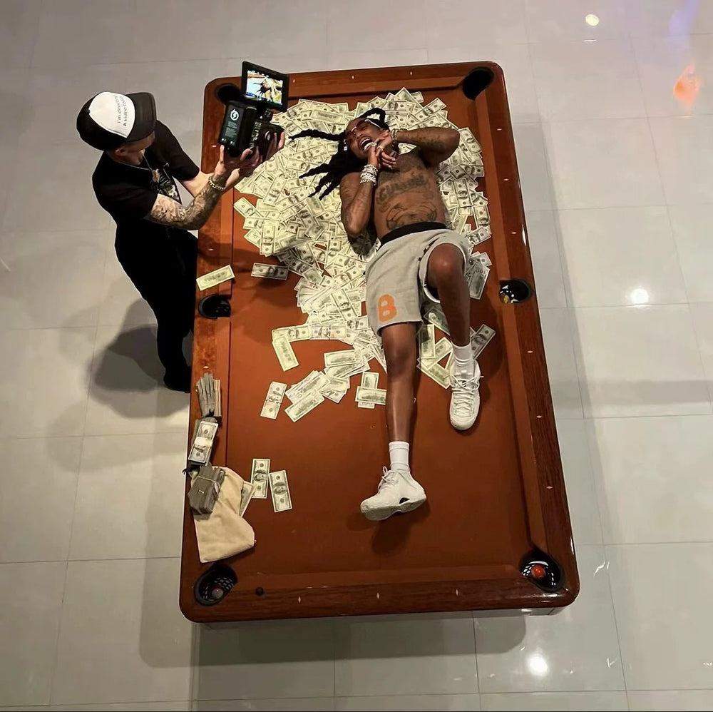 CDIARY自主GALLERY DEPT花灰色8号字母印花磨边毛边美式高街短裤