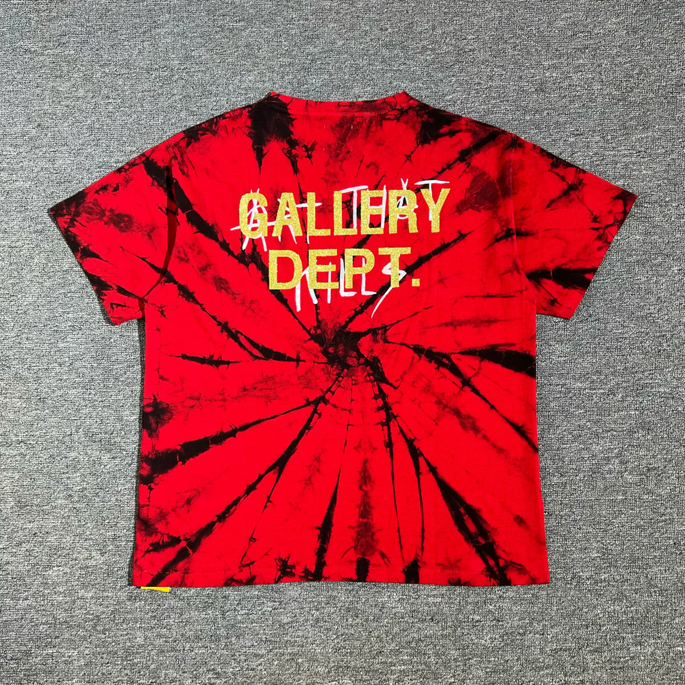 GALLERY DEPT. EXPLOITED TEE Vortex Tie Dyeing Skeleton High Street Short sleeved T-shirt