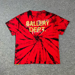 GALLERY DEPT. EXPLOITED TEE Vortex Tie Dyeing Skeleton High Street Short sleeved T-shirt