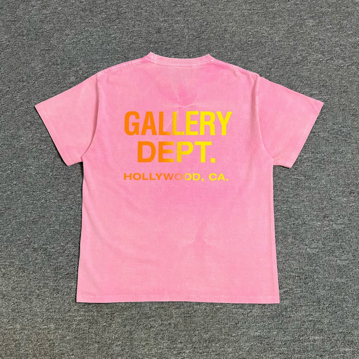 GALLERY DEPT. BOARDWALK TEE vintage high street short sleeved letter printed loose round neck T-shirt