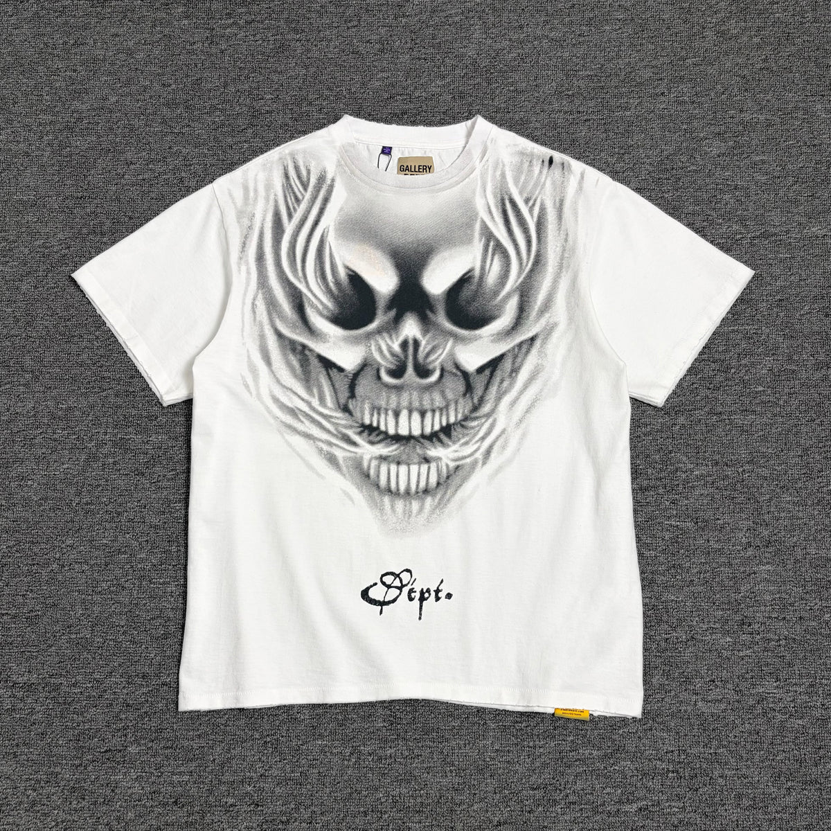 Gallery Depot. Car Club Printed Cotton Jersey T-shirt High Street Short Sleeves