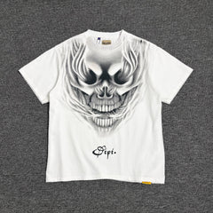 Gallery Depot. Car Club Printed Cotton Jersey T-shirt High Street Short Sleeves