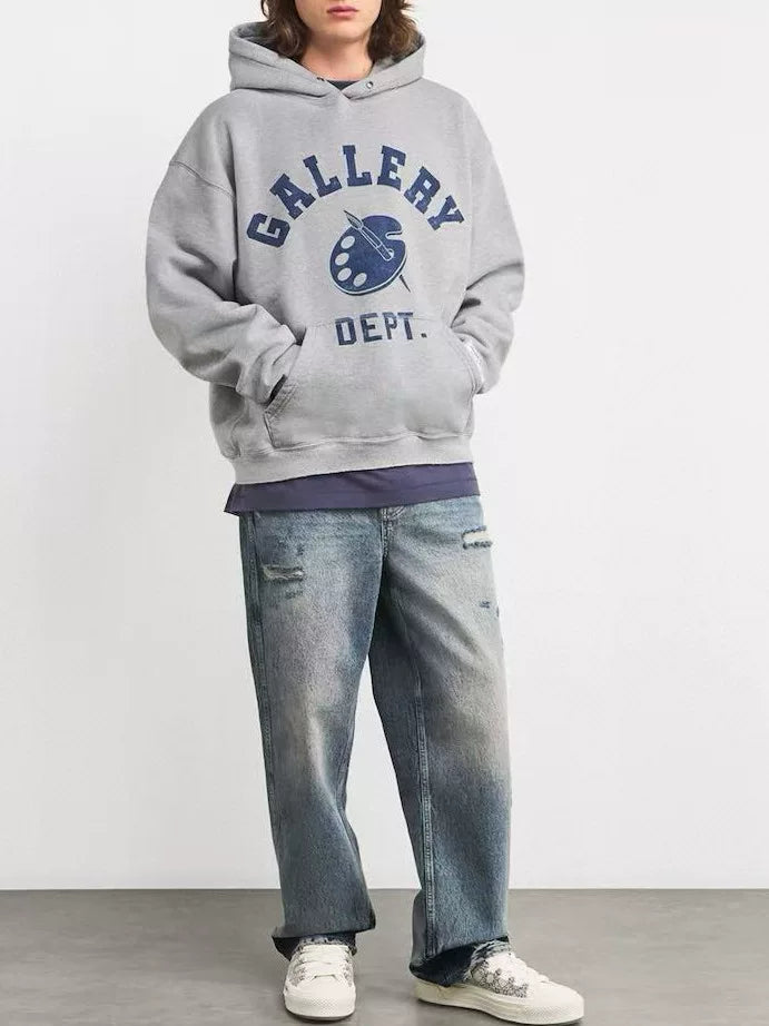 GALLERY DEPT. ART DEPT. HOODIE color palette linen gray American loose hoodie hoodie