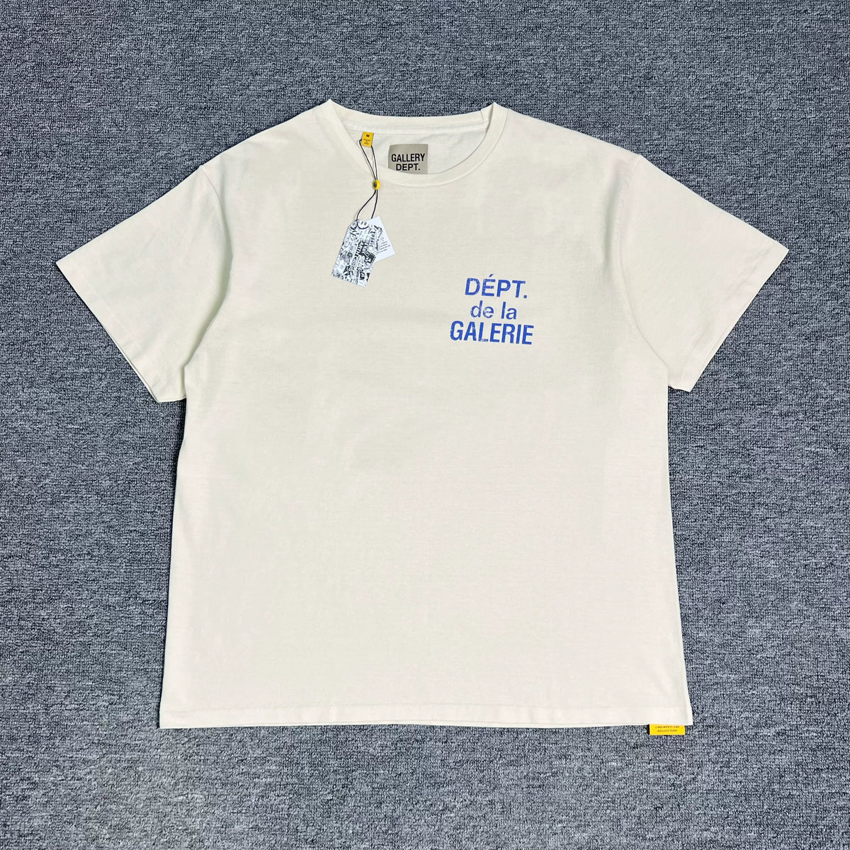 GALLERY DEPT. French T-shirt with French logo letter print short sleeved shirt for both men and women
