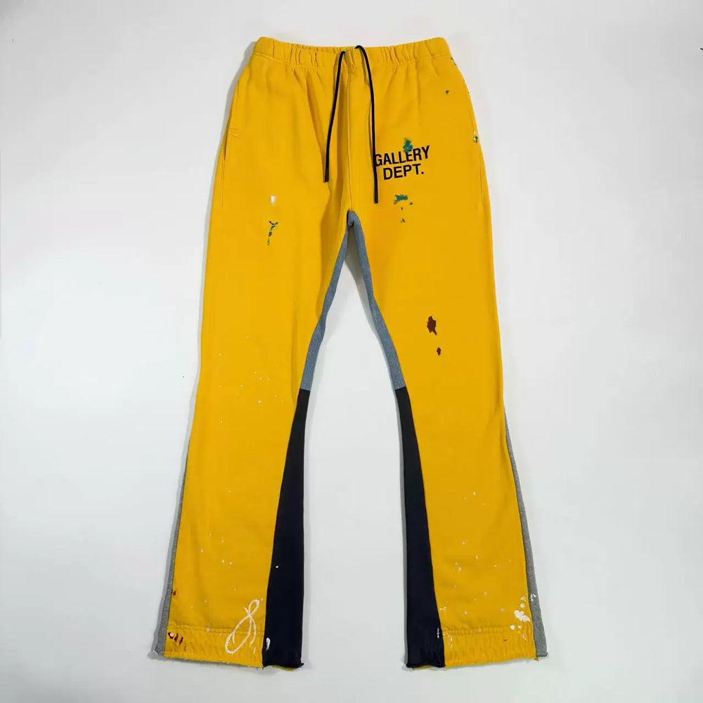 GALLERY DEPT. PAINTED FLARED SWEATPANT High Street Guard Pants