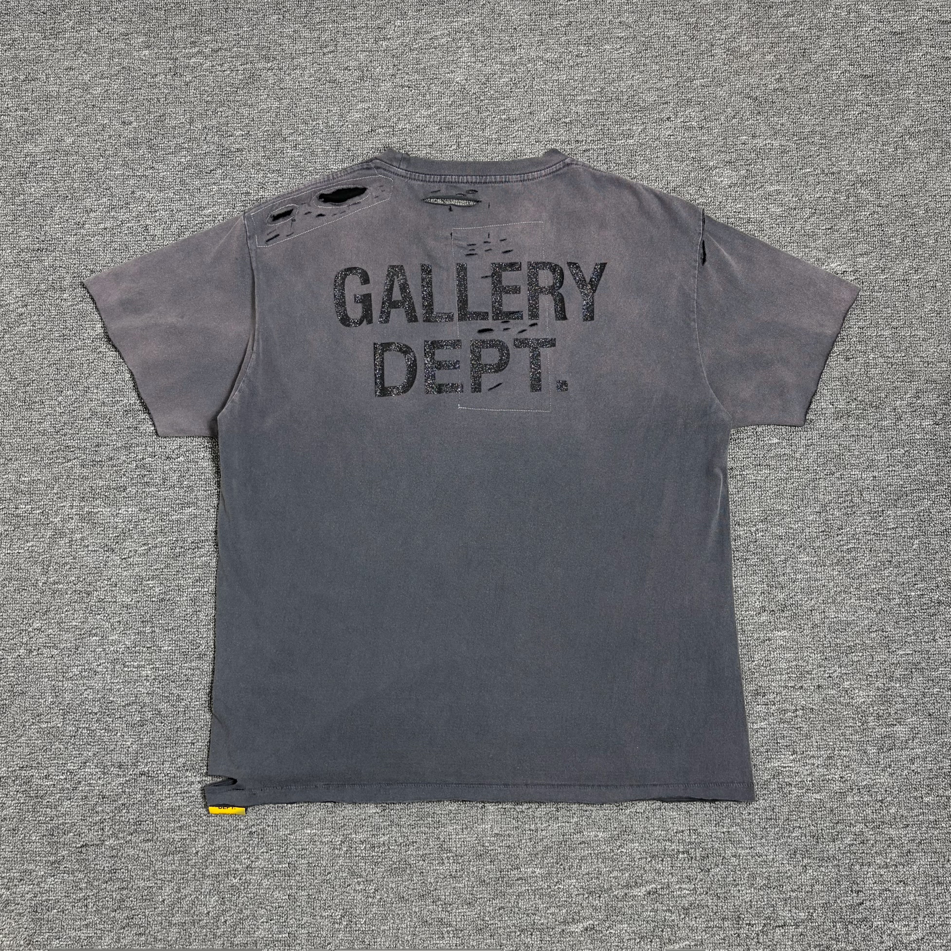 GALLERY DEPT. Salvage T-shirt vintage distressed patch high street short sleeved T-shirt