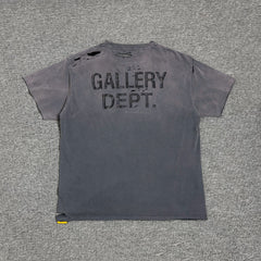 GALLERY DEPT. Salvage T-shirt vintage distressed patch high street short sleeved T-shirt