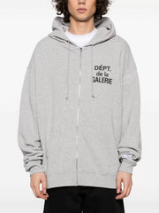 GALLERY DEPT. FRENCH Hemp Grey Basic French American High Street Zipper Hoodie Coat