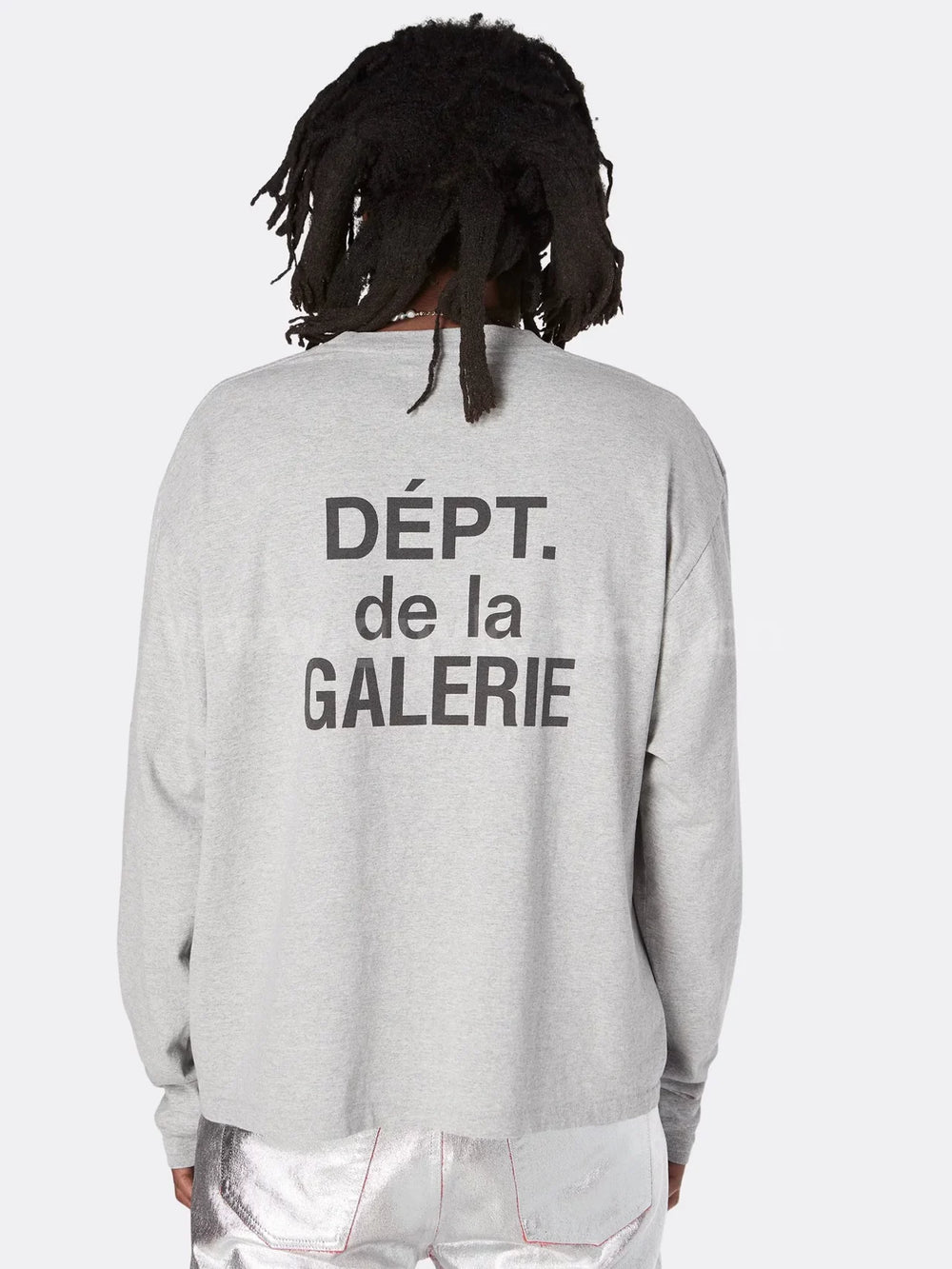 GALLERY DEPT. FRENCH COLOR L/S letter printed unisex long sleeved T-shirt