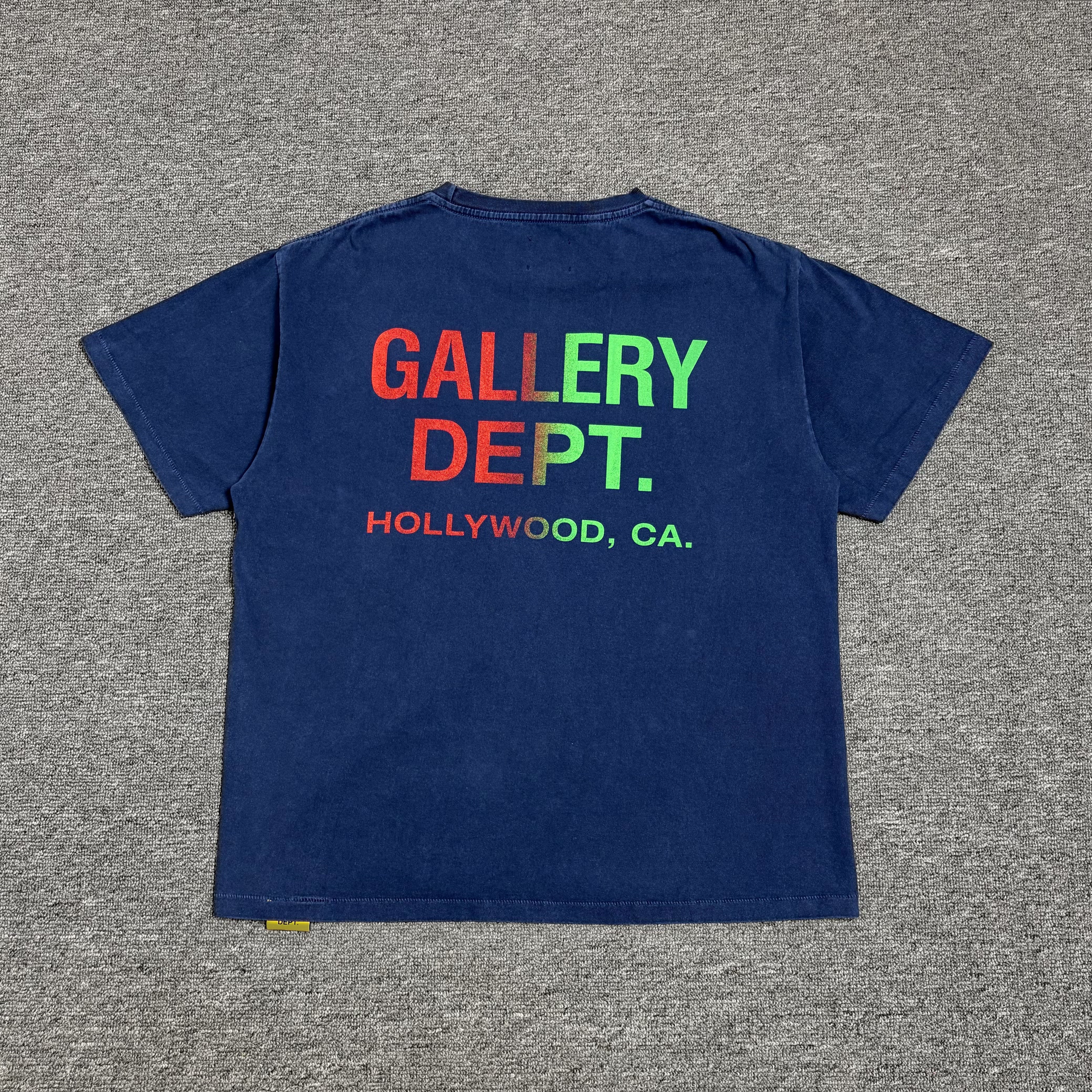 GALLERY DEPT. BOARDWALK TEE vintage high street short sleeved letter printed loose round neck T-shirt