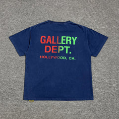 GALLERY DEPT. BOARDWALK TEE vintage high street short sleeved letter printed loose round neck T-shirt