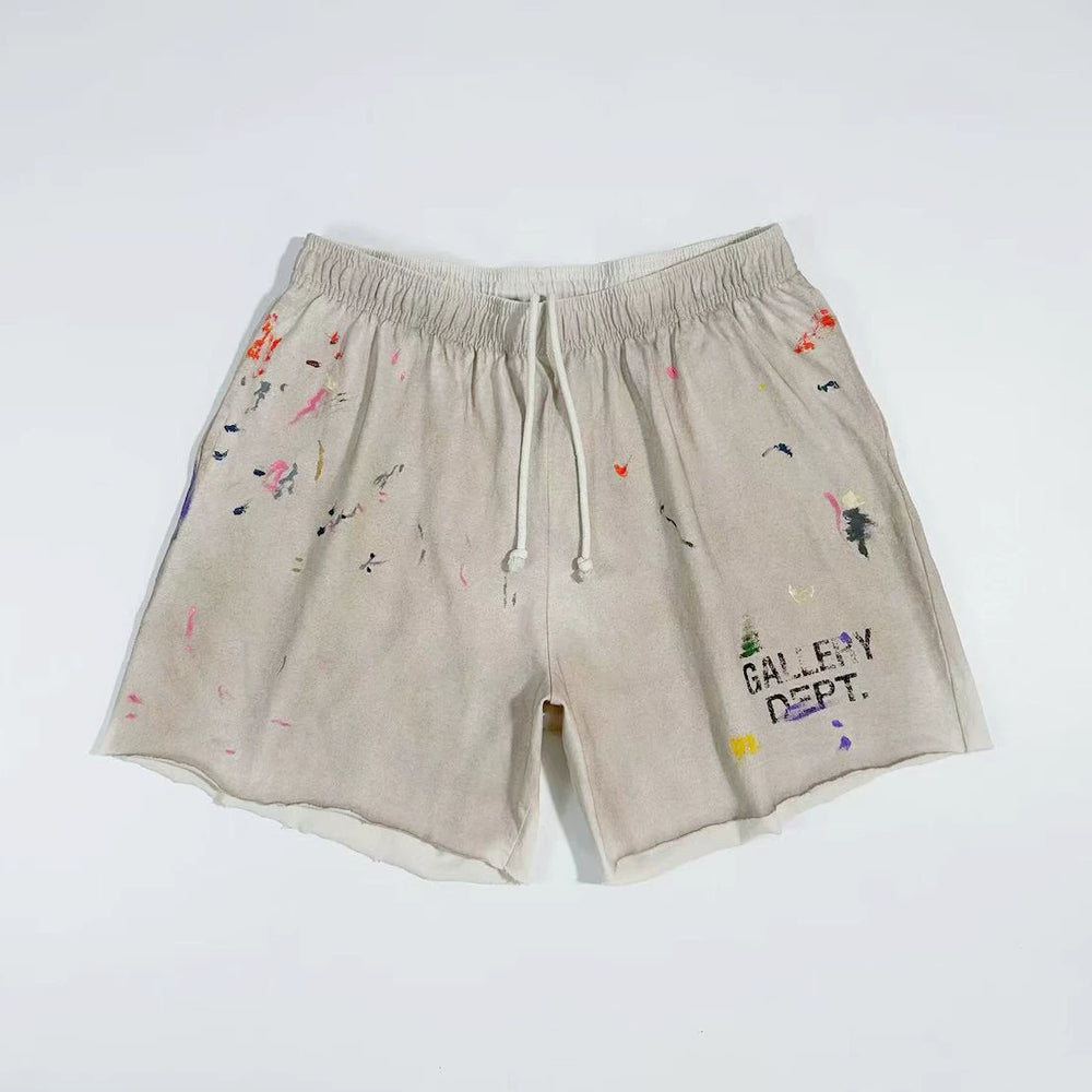 GALLERY DEPT. INSOMNIA SHOPTS Ink Splashed Dirty Washed Old Hairy American High Street Shorts