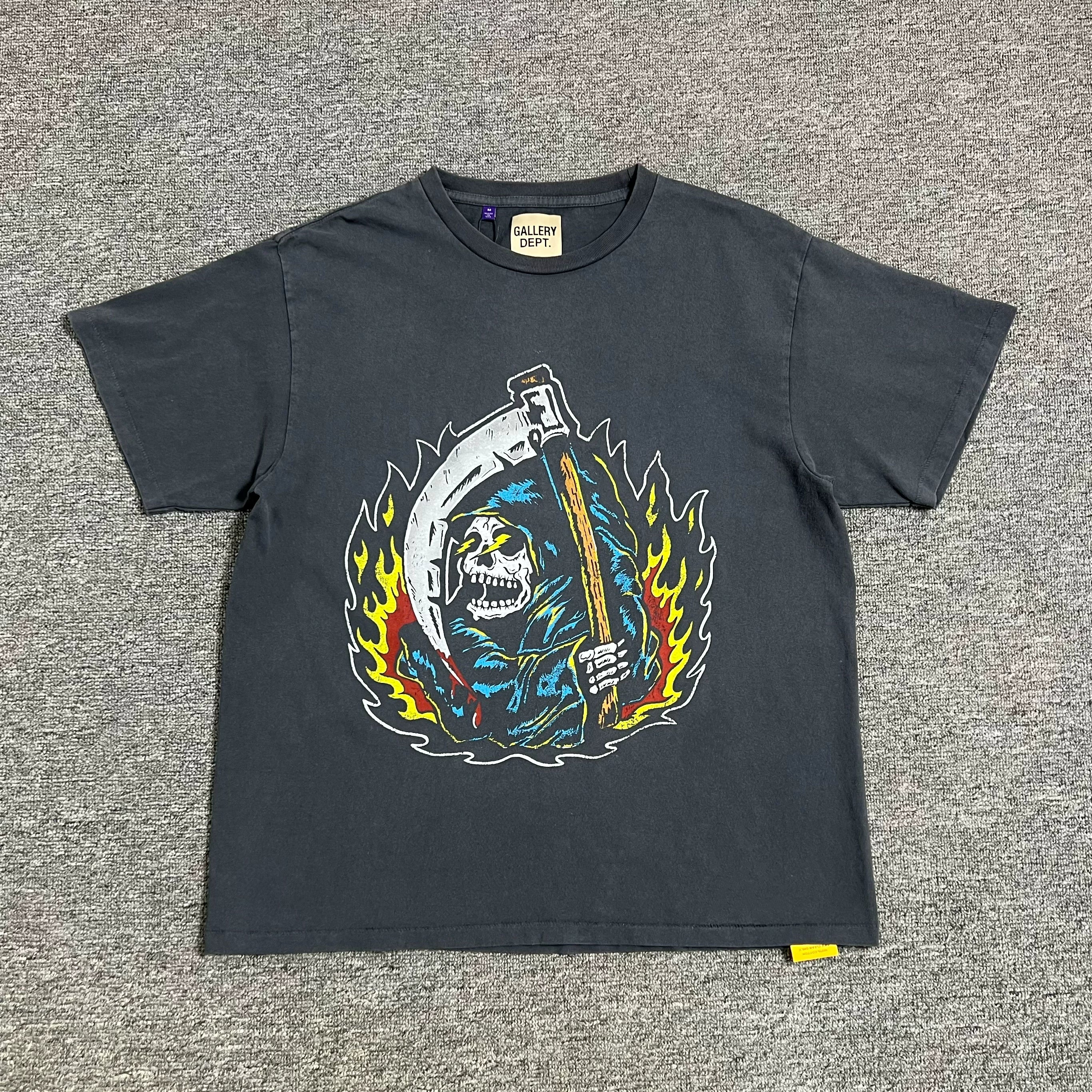 GALLERY DEPT. Reaper graphic-print Cotton T-shirt高街短袖