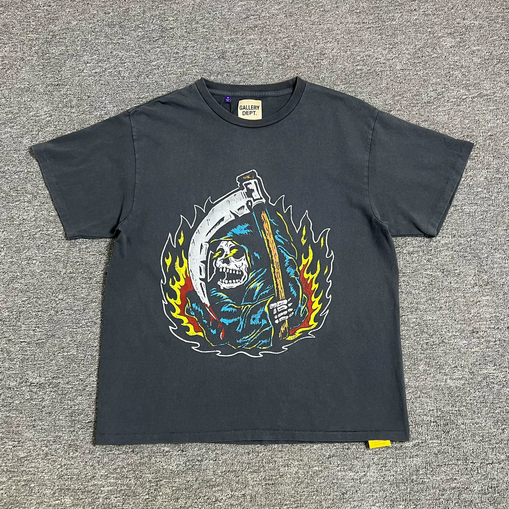GALLERY DEPT. Reaper graphic-print Cotton T-shirt高街短袖