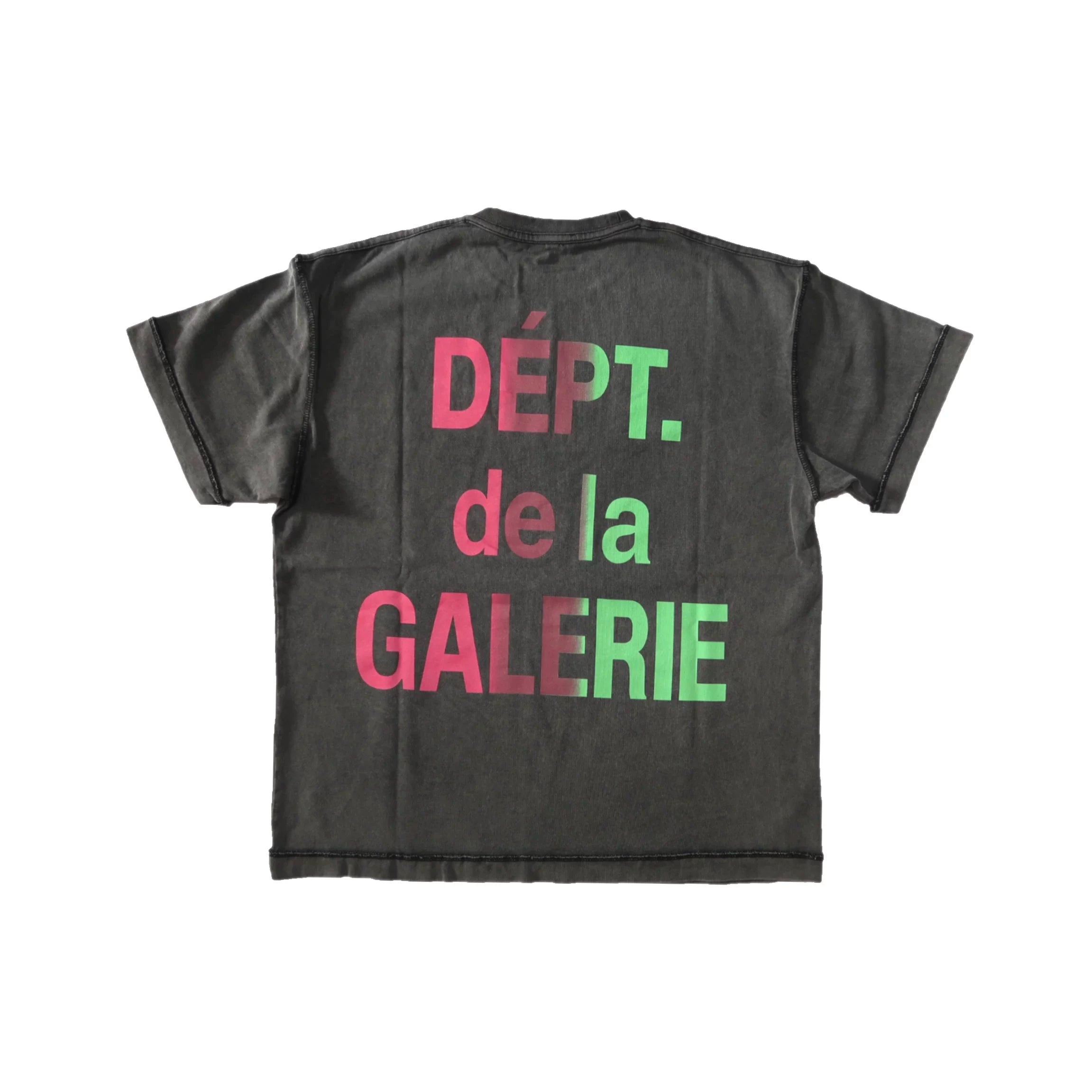 gallery dept new retro gradient print loose casual short-sleeved T-shirt trendy